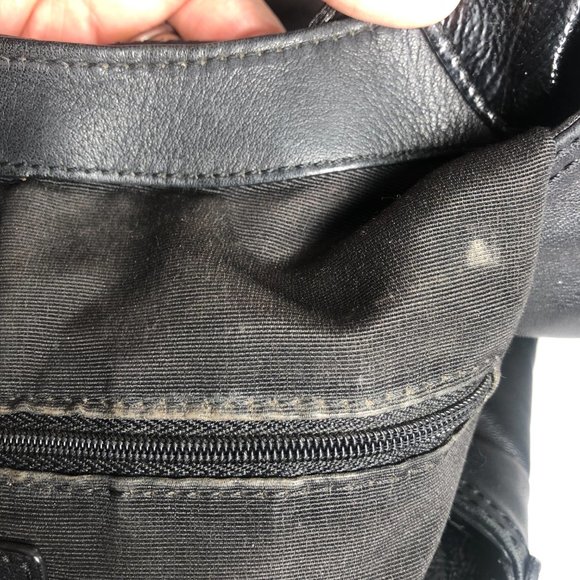 COACH Soho Leather Shoulder Bag Black Silver Hardware E1293-F19453 - Picture 8 of 9